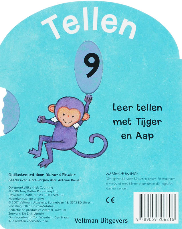 Achterkant van Tellen