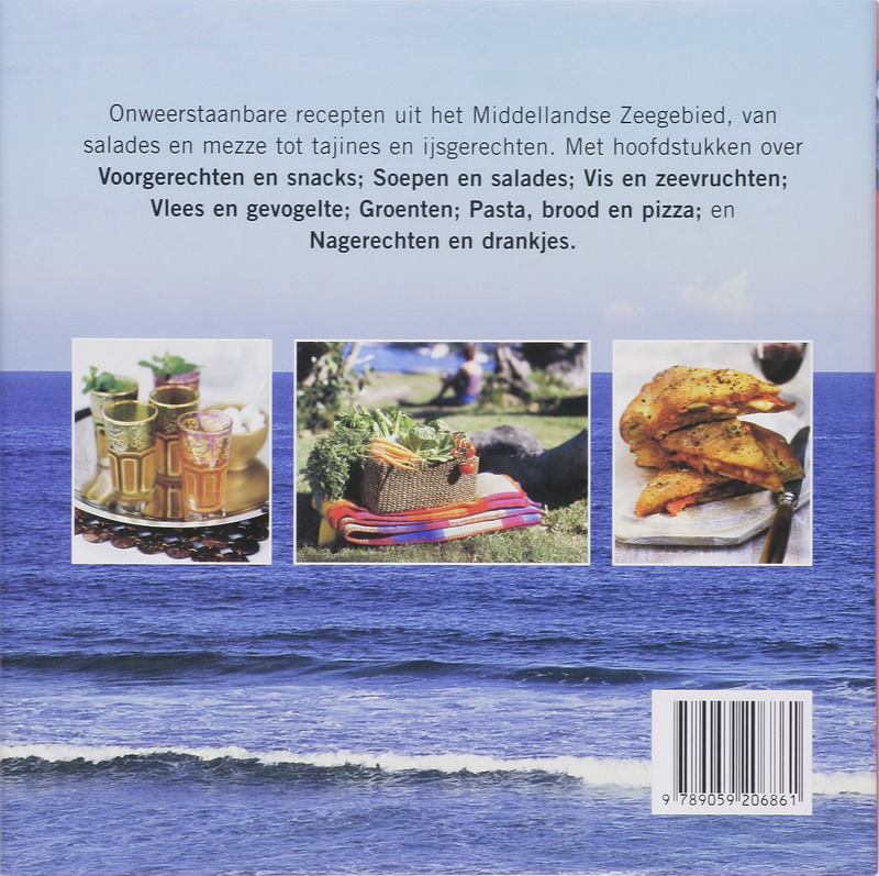 Achterkant van Mediterraan koken