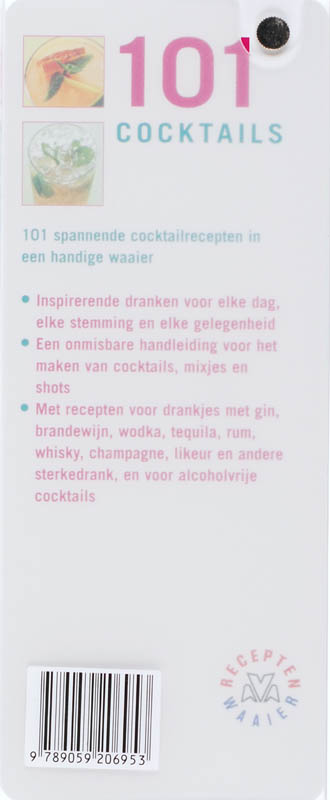 Achterkant van 101 Cocktails