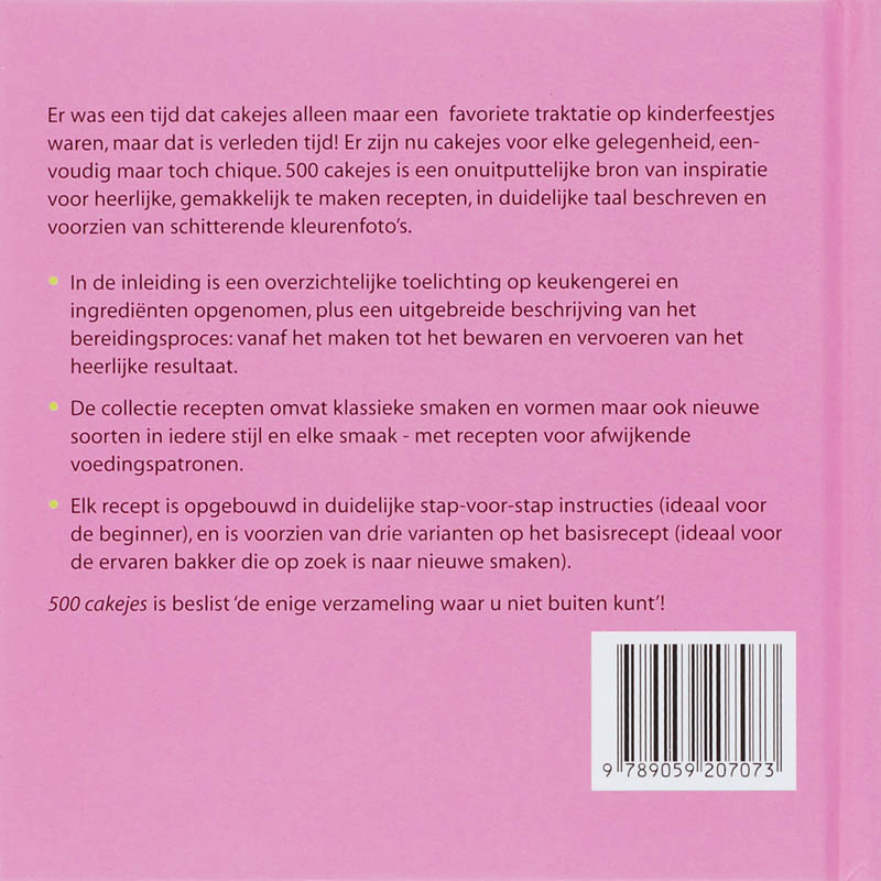 Achterkant van 500 cupcakes