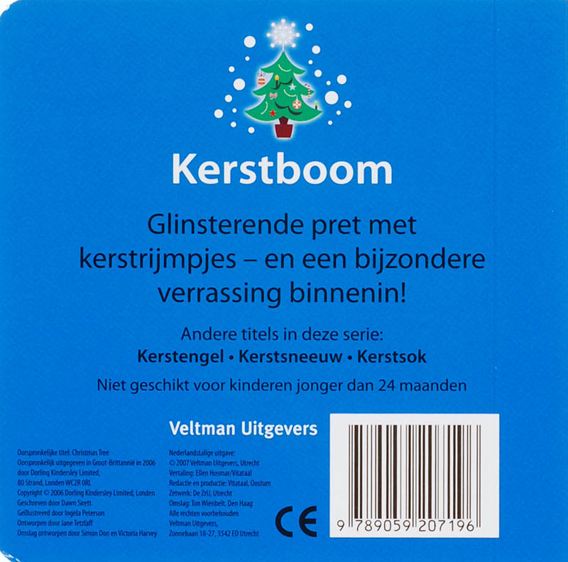 Achterkant van Kerstboom