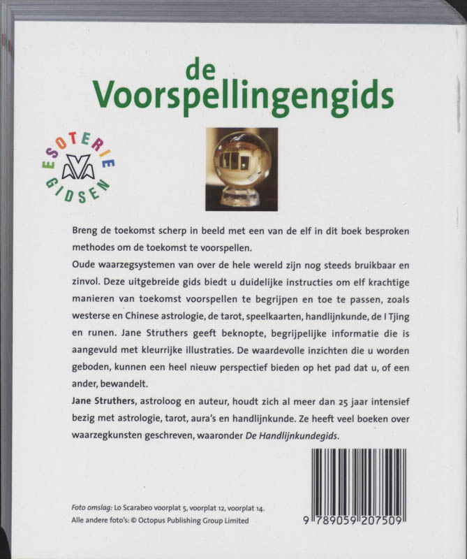 Achterkant van De voorspellingengids