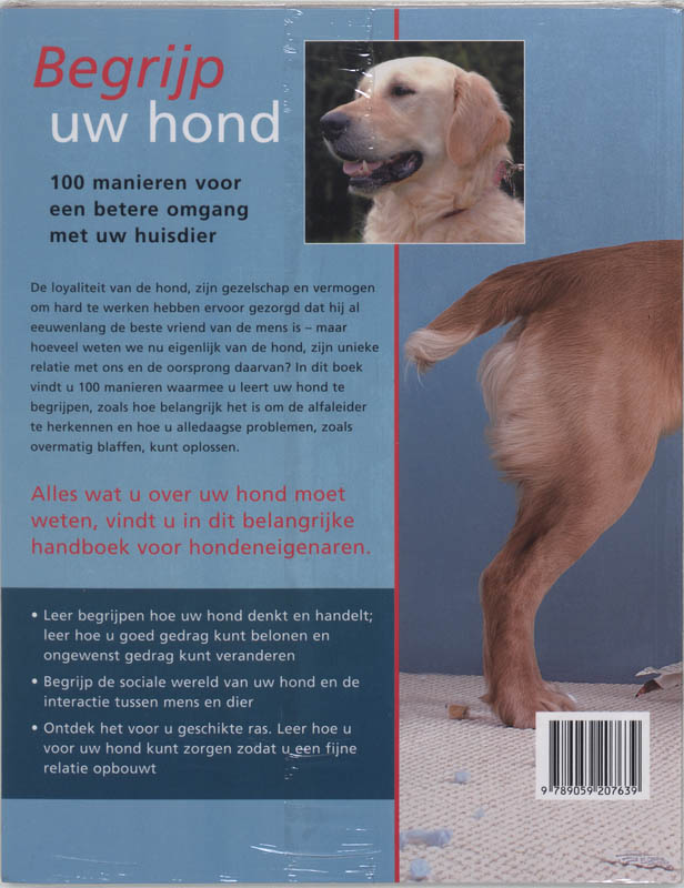 Achterkant van Begrijp uw hond