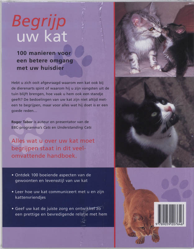 Achterkant van Begrijp uw kat