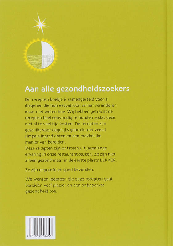 Achterkant van Rauwe smaak sensaties