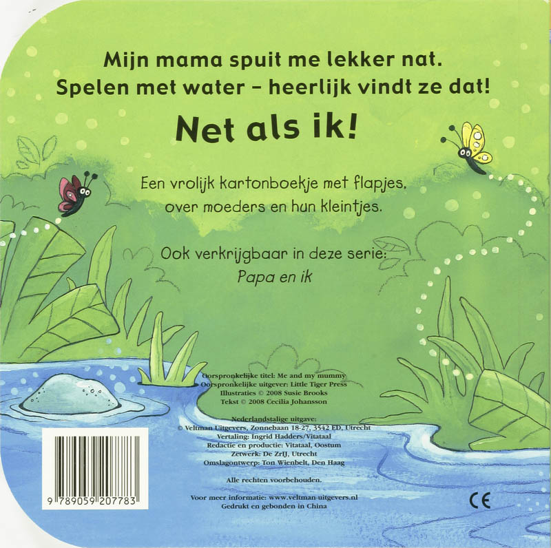 Achterkant van Mama en ik