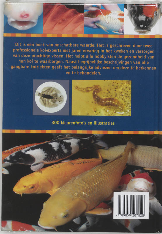 Achterkant van Medisch handboek Koi
