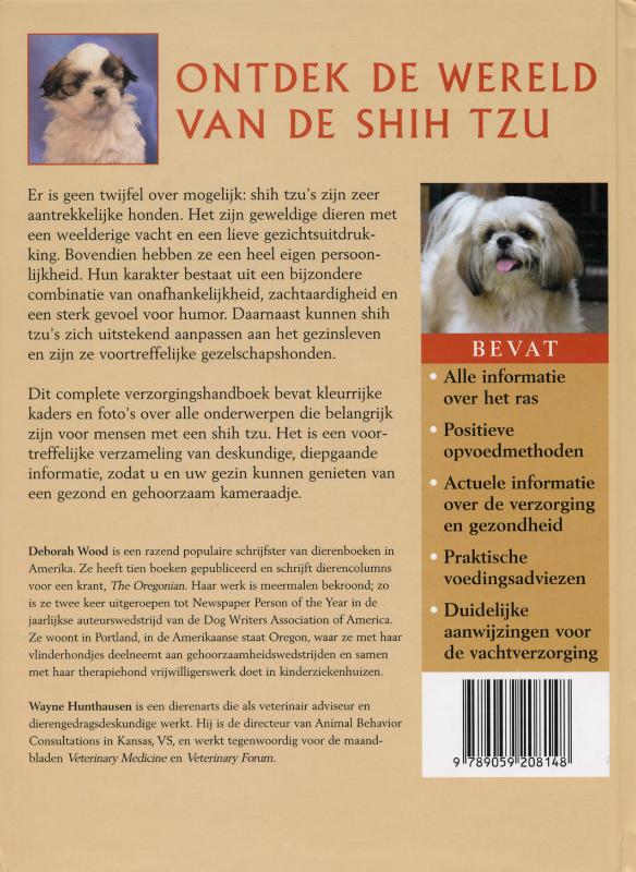 Achterkant van De Shih Tzu