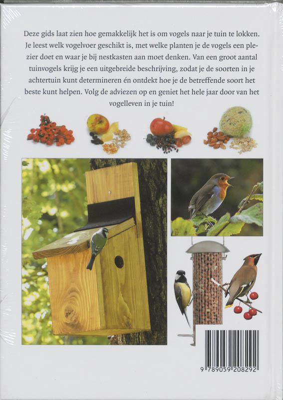 Achterkant van Een vogelvriendelijke tuin