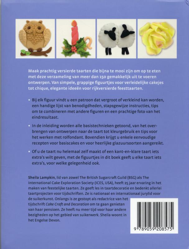 Achterkant van Taartdecoraties
