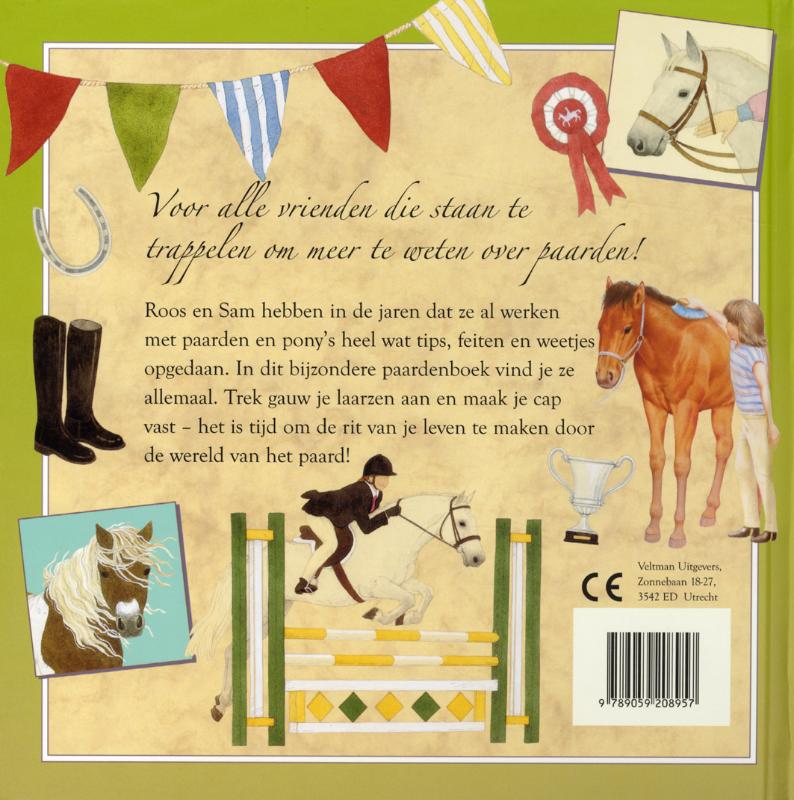 Achterkant van Handboek voor paardenvrienden