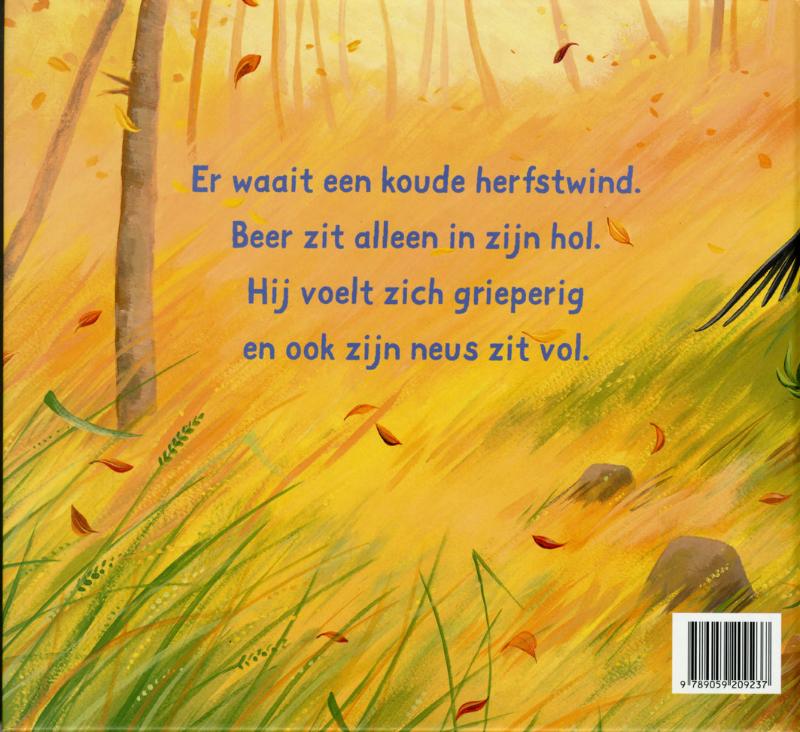 Achterkant van Beer is ziek