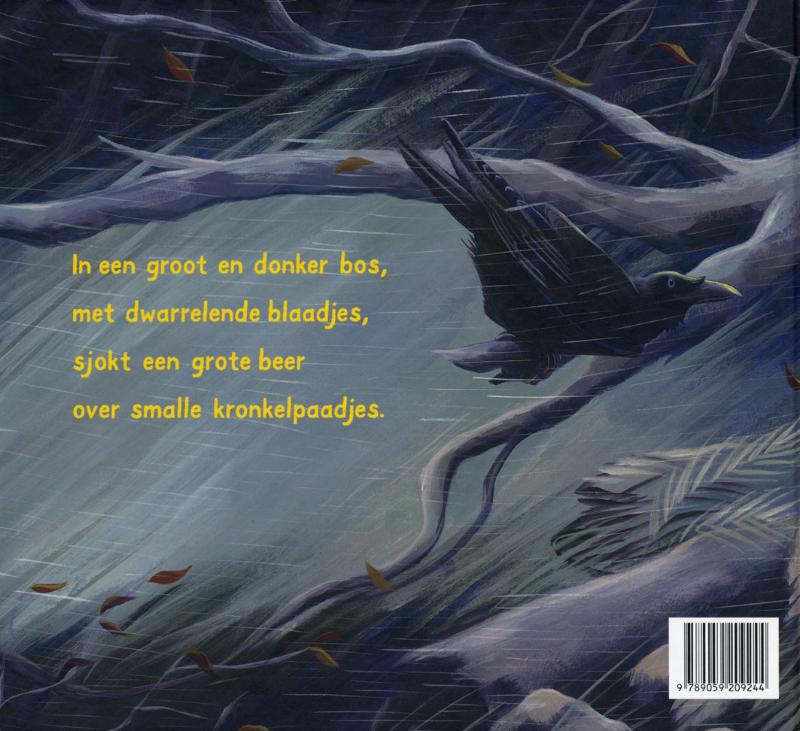 Achterkant van Beer is bang
