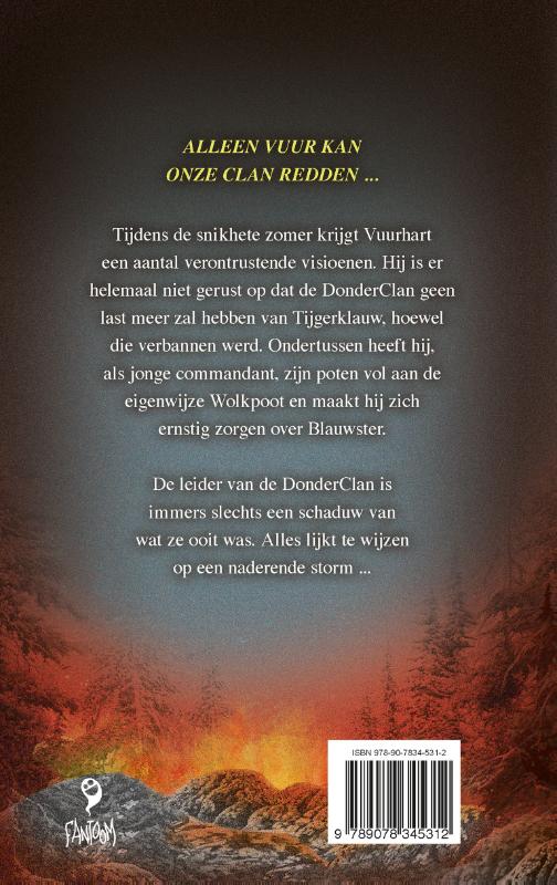 Achterkant van Voor de storm