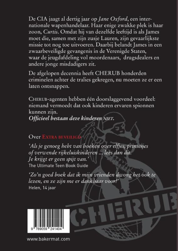 Achterkant van Cherub - Missie 3 - Extra beveiligd Paperback