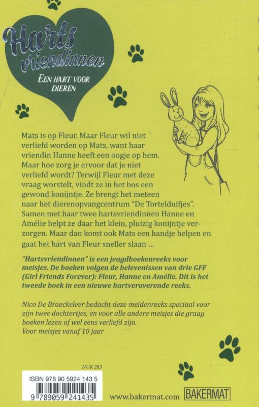 Achterkant van Een hart voor dieren