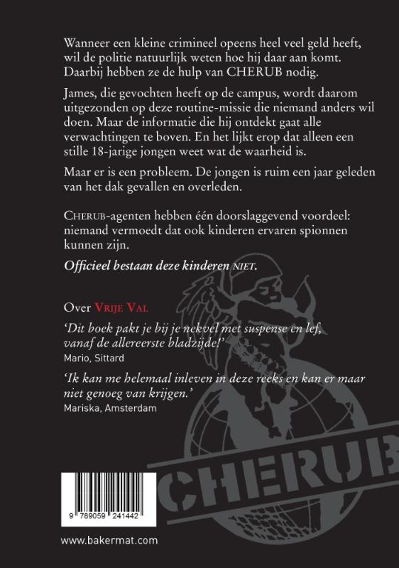 Achterkant van Vrije val