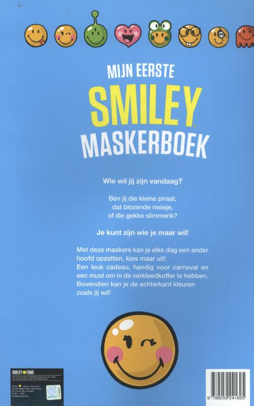 Achterkant van Mijn eerste smiley maskerboek