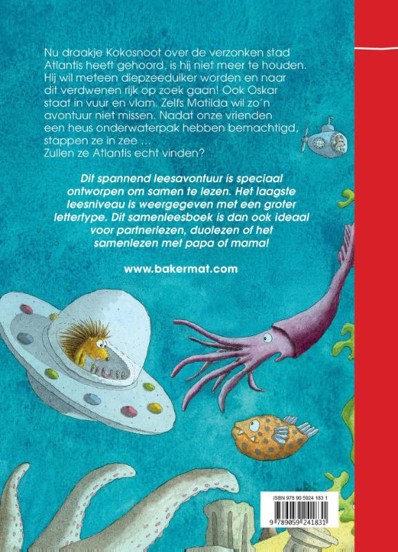 Achterkant van Op zoek naar Atlantis