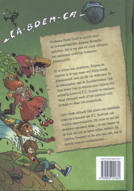 Achterkant van Zombie voetbal zorgen