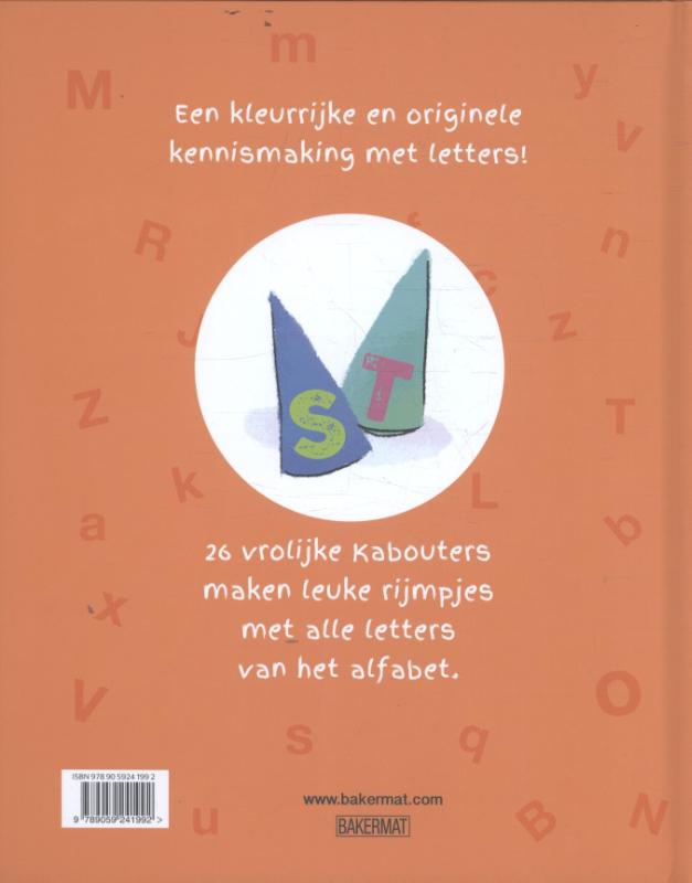 Achterkant van De letterkabouters