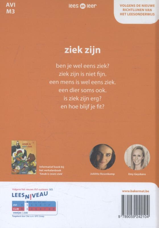 Achterkant van Ziek zijn