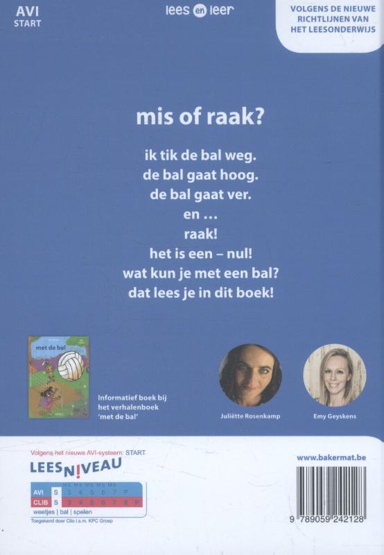 Achterkant van Mis of raak