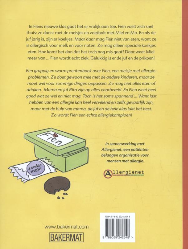 Achterkant van De allergie-kampioen