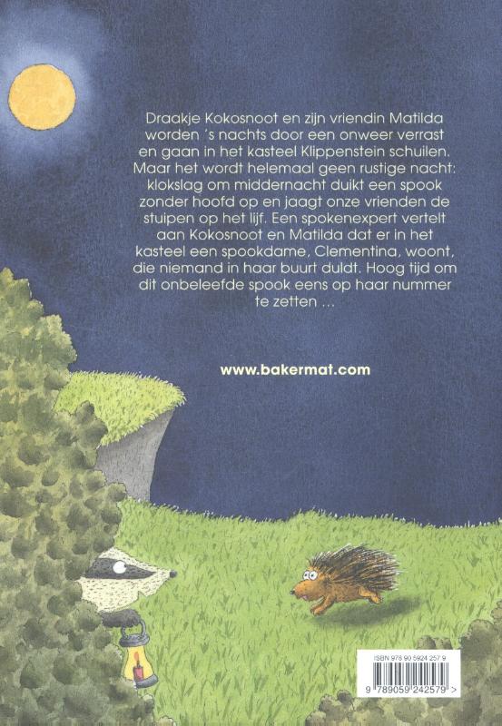 Achterkant van In het spookslot
