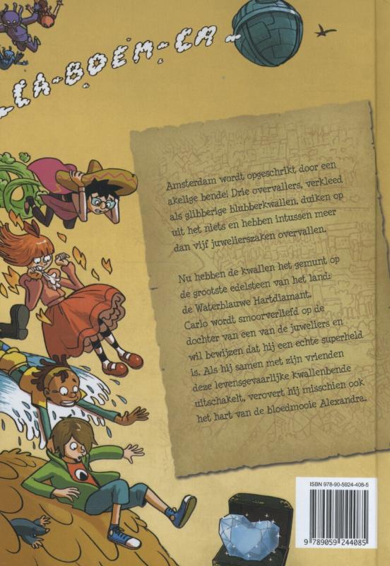 Achterkant van De glibberige kwallenbende