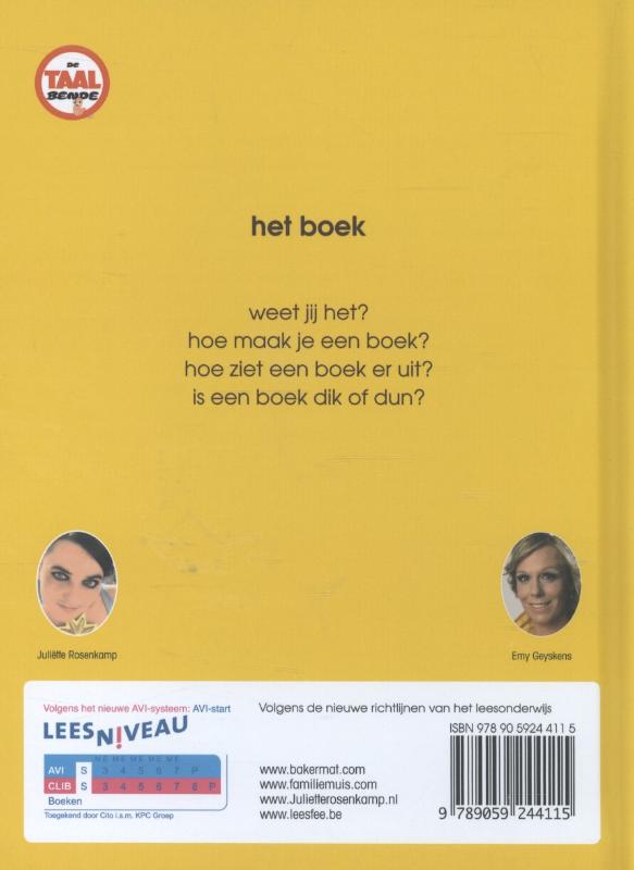 Achterkant van Het boek