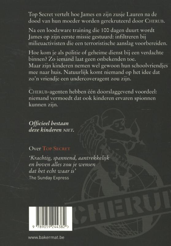Achterkant van Top secret