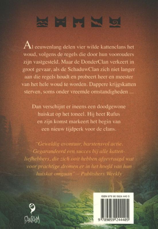 Achterkant van De wildernis in