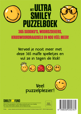 Achterkant van Het ultra smiley puzzelboek