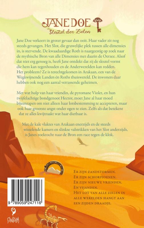 Achterkant van Sleutel der zielen