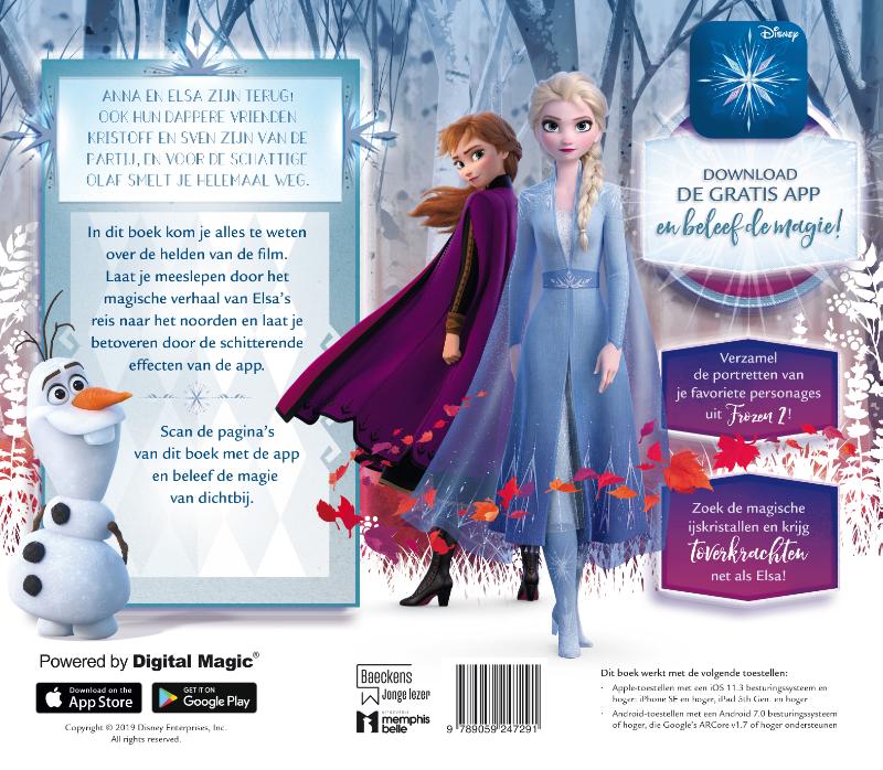 Achterkant van Frozen 2 Een betoverend avontuur