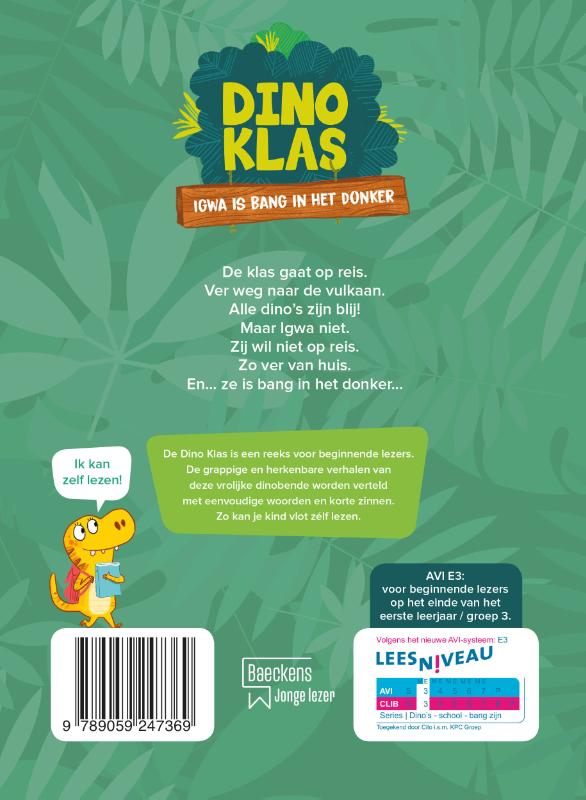 Achterkant van Igwa is bang in het donker