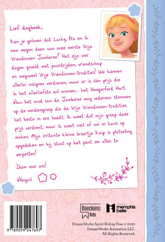 Achterkant van Het dagboek van Abigail