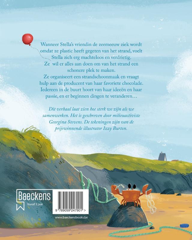 Achterkant van Stella en de zeemeeuw
