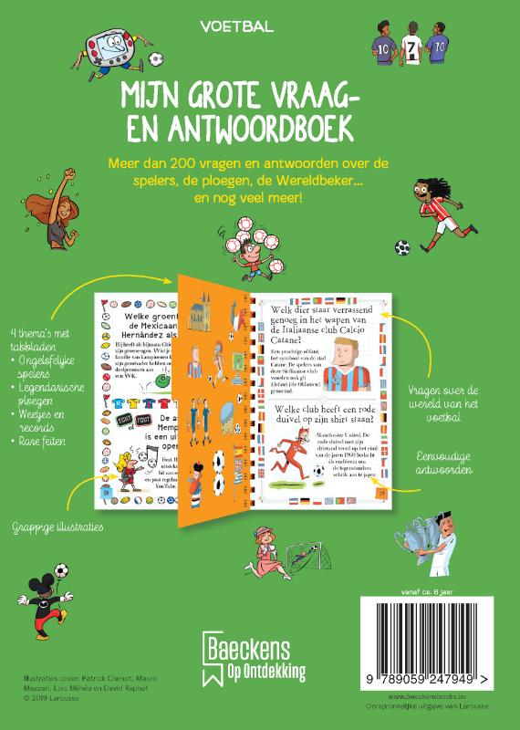 Achterkant van Voetbal