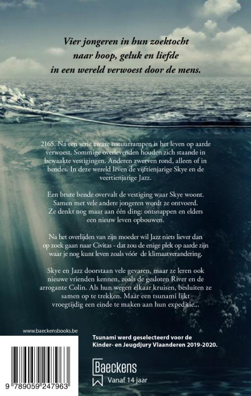 Achterkant van Tsunami