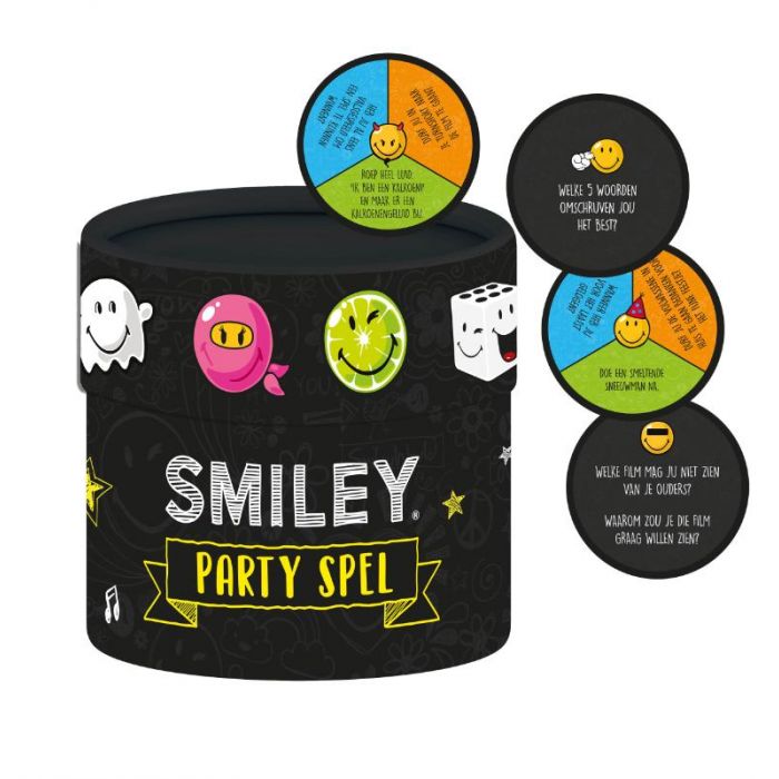 Achterkant van Smiley Spelletjes