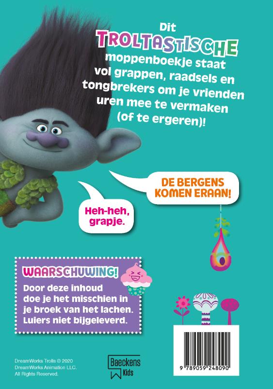 Achterkant van Grappen en Trollen