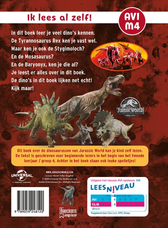 Achterkant van Dino in nood