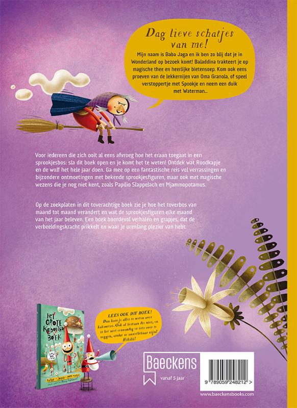 Achterkant van Een jaar in Wonderland
