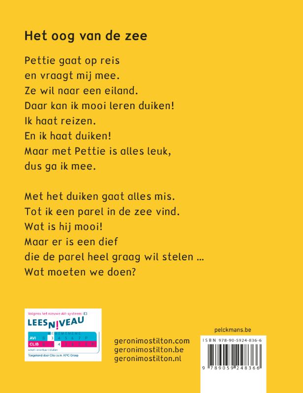 Achterkant van Het oog van de zee