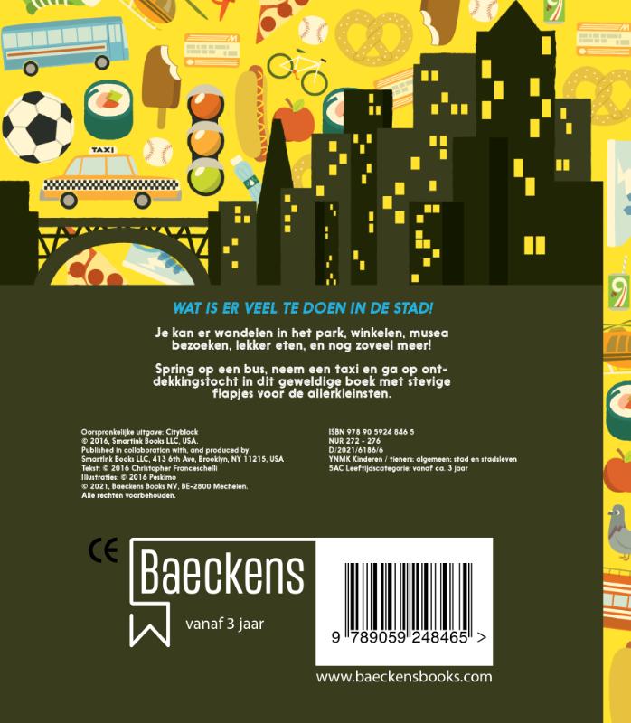 Achterkant van Het dikke stadsboek