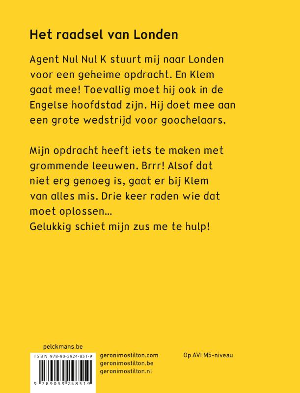 Achterkant van Het raadsel van Londen