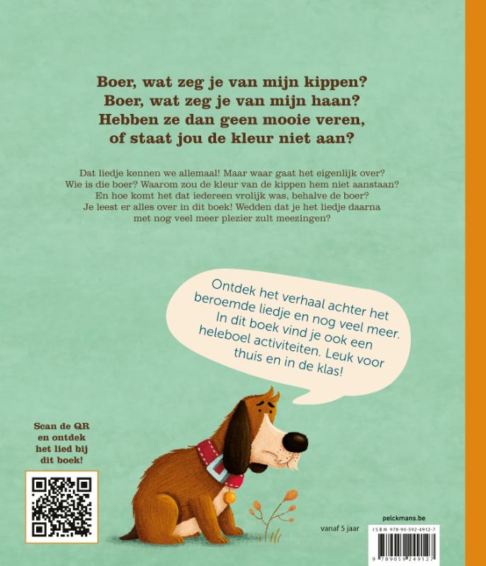 Achterkant van Boer wat zeg je van mijn kippen
