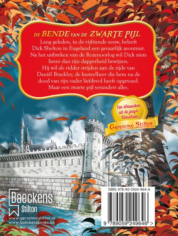 Achterkant van De bende van de zwarte pijl